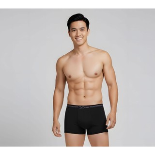 Quần lót nam Trunk thể thao Wolf Active x iBasic su lạnh không viền freecut thấm mồ hôi cho Gym Chạy bộ PANM152