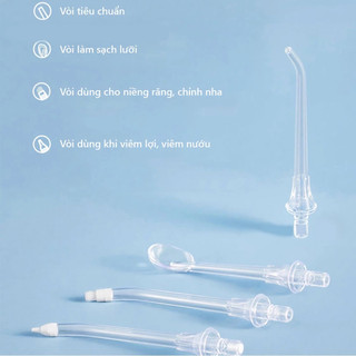 Máy Tăm Nước Cao Cấp Portable Water Flosser Tặng Kèm 4 Đầu Thay Kèm Sạc