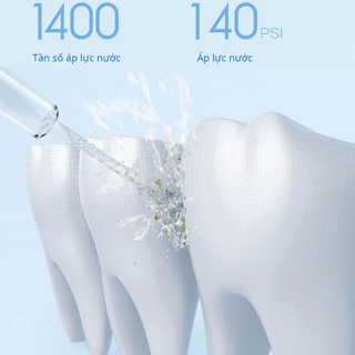 Máy Tăm Nước Cao Cấp Portable Water Flosser Tặng Kèm 4 Đầu Thay Kèm Sạc