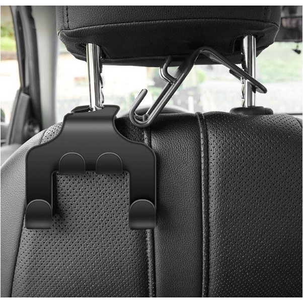Xe Sau Ghế Móc Đa Năng Ô Tô Tựa Đầu Móc Điện Thoại Di Động Giá Đỡ Ghế Sau Giá Đỡ Móc Móc Treo Họa Tiết Sợi Carbon Mó