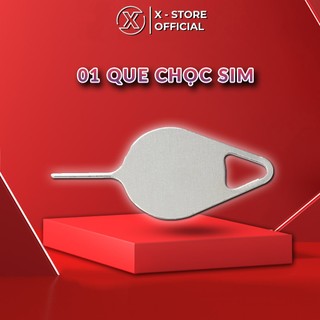Que lấy SIM bằng thép không gỉ, cây chọc sim đa năng, dụng cụ mở khay SIM cho mọi loại điện thoại - QCSDT