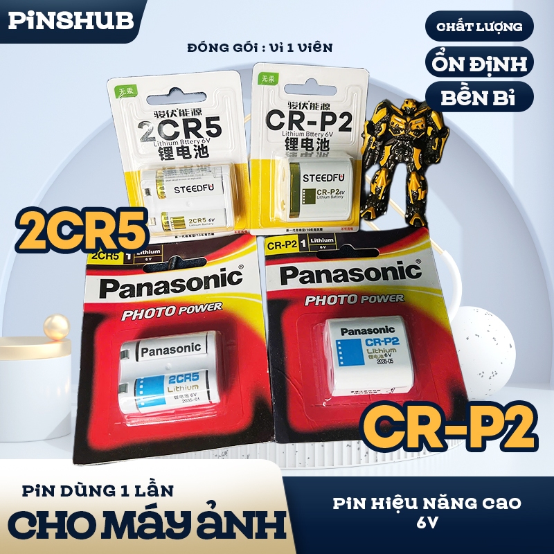 Pin 2CR5 CRP2 6V STEEDFU/PANASONlC [Hỏa Tốc HCM] Pin DÙNG 1 LẦMáy Ảnh ...