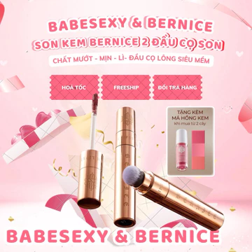 [ MUA 2 TẶNG CỌ TÁN SON ] SON KEM BERNICE VỎ MỚI LUX EDITION❣️ [ CHÍNH HÃNG 100% - VỎ MỚI NHẤT ] - CHẤT MƯỚT MỊN LÌ
