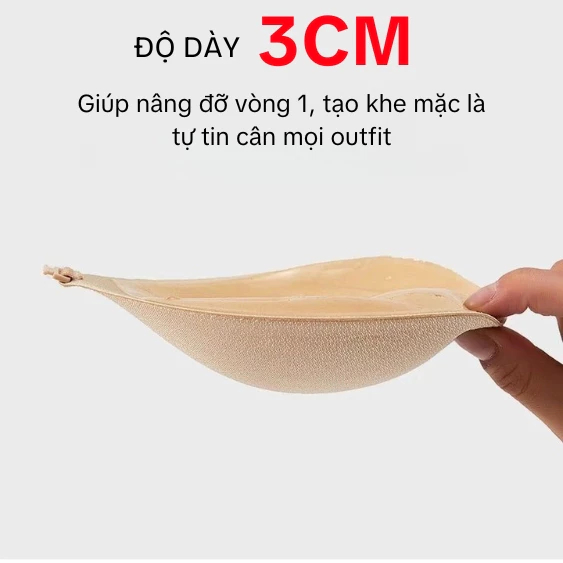 Miếng Dán Nâng Ngực Adore Hình Bàn Tay Có Keo Dính Tạo Khe Đẩy Ngực Tạo Quả Tròn - Adore Global