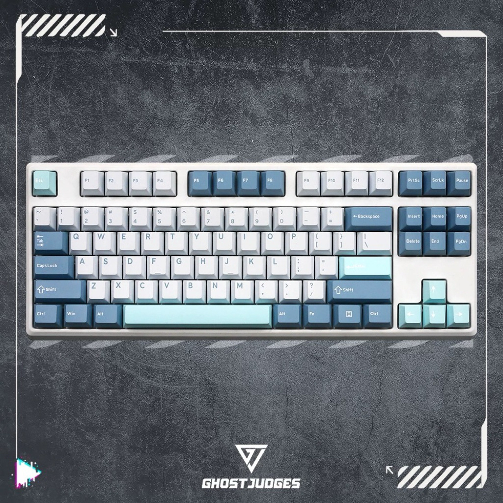 Keycap set Ghost Judges - GJ Shallow Sea (PBT / Cherry Profile ...