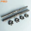 Đòn Tạ Tay Đơn Tay Cầm Quả Táo Phi 25mm, Thanh Đòn Tạ Thép Đặc Mạ Điện 35cm, 40cm Kèm Chốt Tạ