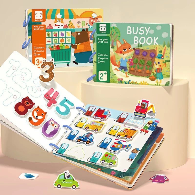 Montessori Sách giác ngộ đầu tiên cho trẻ em Sách học tập giáo dục sớm Sách yên tĩnh