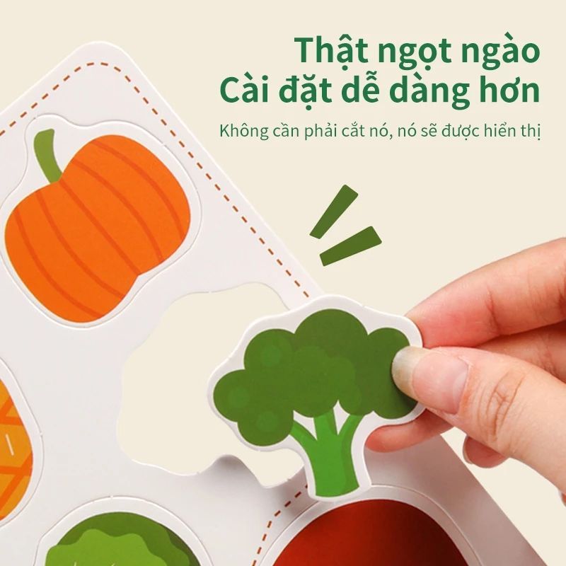 Montessori Sách giác ngộ đầu tiên cho trẻ em Sách học tập giáo dục sớm Sách yên tĩnh