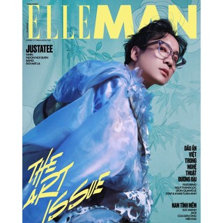 Tạp chí - ELLEMAN 10/2025 - Bìa JustaTee - Steven Nguyễn - The Art Issue - Bìa 1 & 2