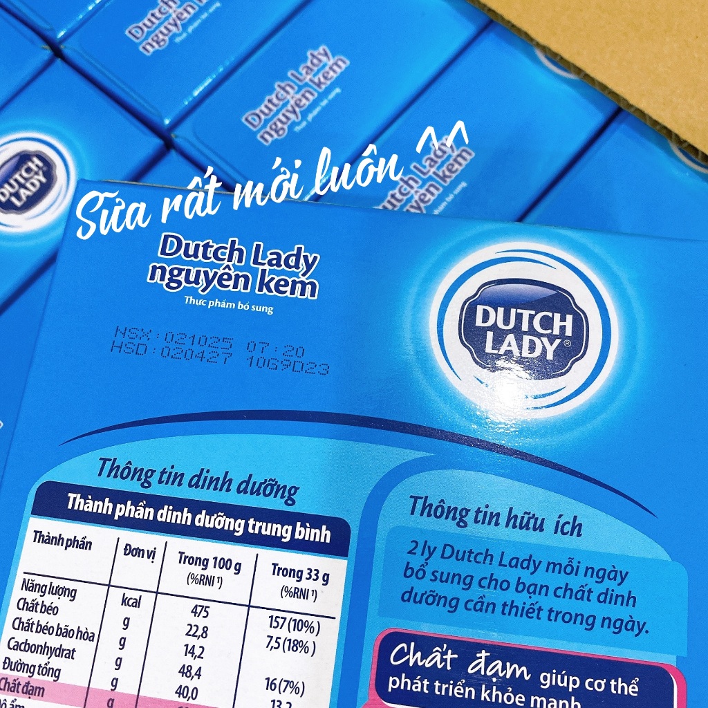 Sữa bột Cô Gái Hà Lan Dutch Lady vị thơm ngon, giàu dinh dưỡng