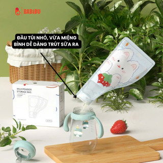 Hộp đựng sữa bột, đồ ăn dặm, hộp chia thức ăn 3 tầng tiện lợi cho bé khi đi chơi, đi du lịch