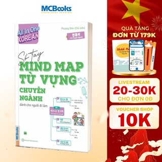 Sách - All In One Korean - Sổ Tay Mind Map Từ Vựng Tiếng Hàn Chuyên Ngành Dành Cho Người Đi Làm