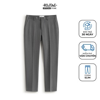Quần Tây Dài Nam Trơn Form Slim - Routine 10F24PFO044R1