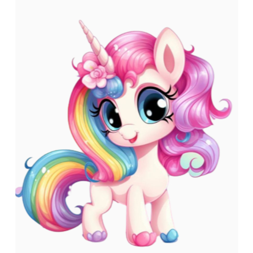 [HỎA TỐC] Hình ủi nhiệt quần áo mẫu  unicorn nhiều mẫu,nhiều size, ủi tại nhà bằng bàn ủi