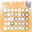 Lens màu nâu - brown 0 độ thương hiệu Luna Eyes