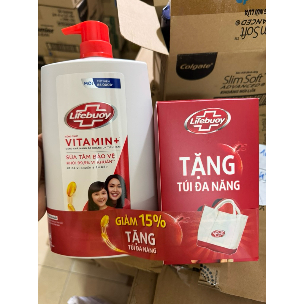 Sữa tắm Lifebuoy Vitamin 1.1 kg - Dưỡng ẩm và Bảo vệ vượt trội