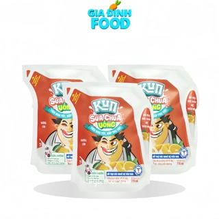 Sữa trái cây KUN dạng túi hương nho/ cam/ dâu/ lúa mạch - 110ml/túi