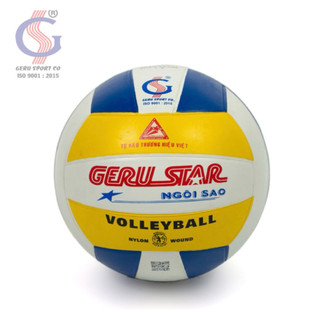 BÓNG CHUYỀN CAO SU - CHÍNH HÃNG GERU STAR (Tặng Lưới & Kim Bơm)