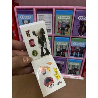 Khay 36 cuốn sổ sticker hình dán Cideo Music cho bé trang trí