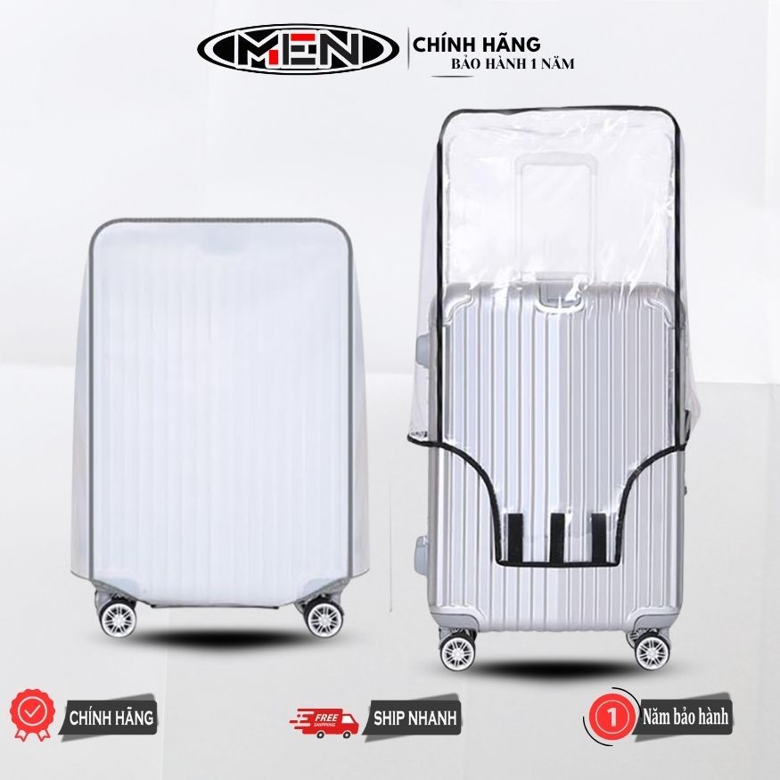 Vải Bọc trùm Vali vải - nhựa Size 20-24-28 inch K15 M.E.N (trắng ,nâu, hồng,xanh,đen)