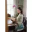 Áo dài cách tân AD250 - QD048 dáng suông rộng tà ngắn
