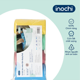 Lô túi rác màu tiện dụng Inochi Soji 4 cuộn – dẻo dai, khó rách, không mùi, thân thiện môi trường