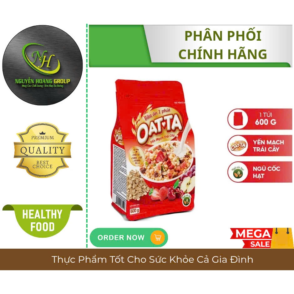 Oatta - Yến mạch trái cây 600gr | Shopee Việt Nam
