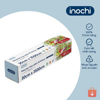 Màng bọc thực phẩm PE Shinsen Inochi – nhựa PE an toàn, dẻo dai, giữ thực phẩm tươi lâu, có dao cắt tiện lợi