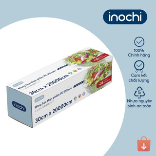 Màng bọc thực phẩm PE Shinsen Inochi – nhựa PE an toàn, dẻo dai, giữ thực phẩm tươi lâu, có dao cắt tiện lợi