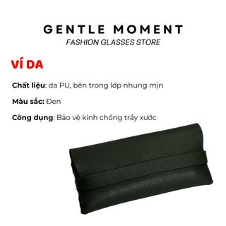 [COMBO PHỤ KIỆN] Ví da bảo vệ kính hoặc túi dây rút chống trầy xước và khăn lau kính mềm mịn nước xịt kính đa năng