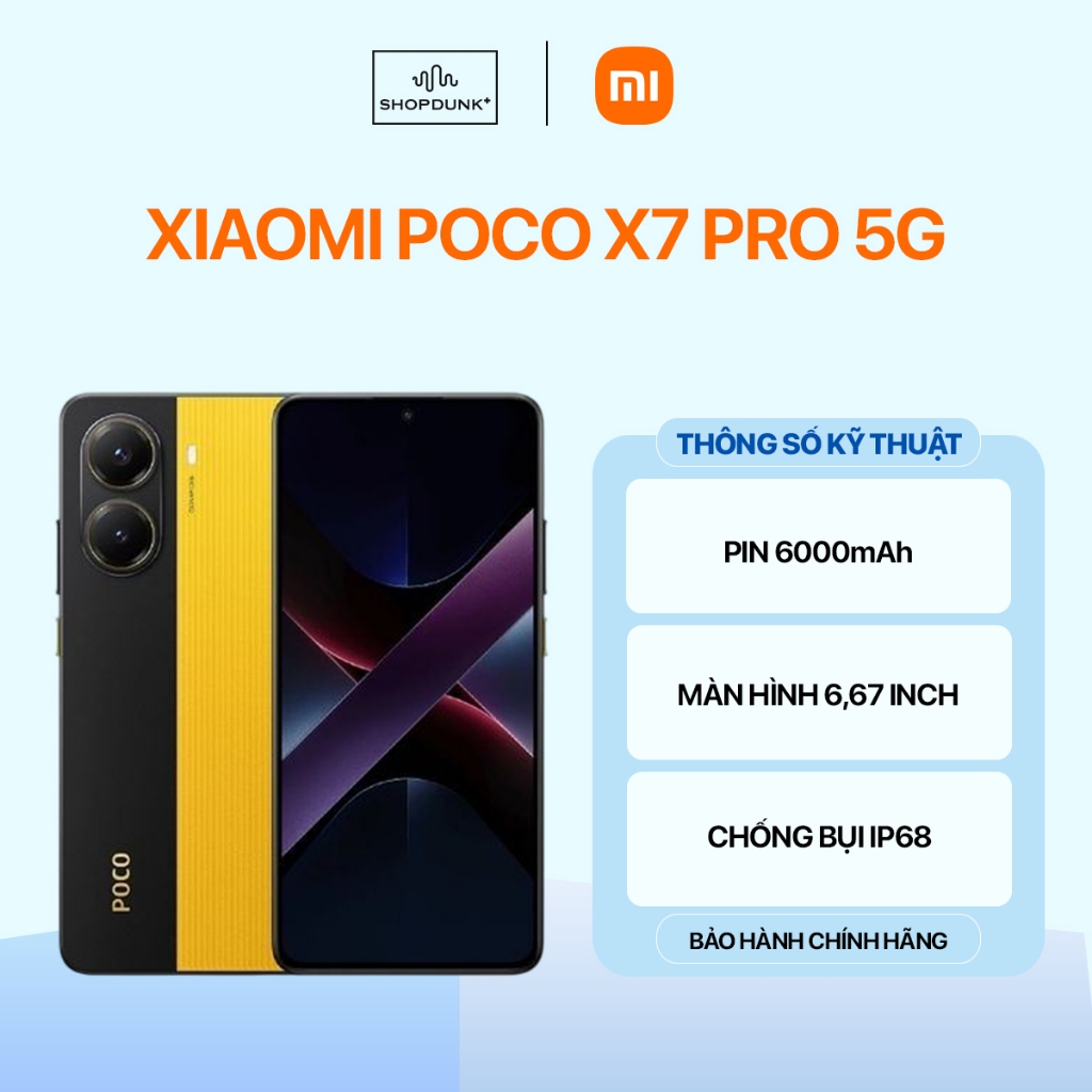 Điện Thoại Xiaomi POCO X7 Pro 5G (12+256GB | 12+512GB) Chính Hãng