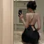 Váy ngủ lụa phối ren sexy điệu đà gợi cảm khoe lưng trần