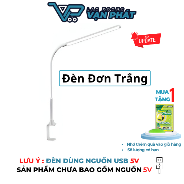 Đèn Led Kẹp Bàn Thông Minh Thay Đổi Góc Linh Hoạt Nhiều Chế Độ Sáng | BigBuy360 - bigbuy360.vn