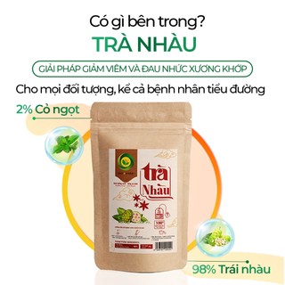 Trà Nhàu Rừng Sunbeleaf - Giảm Đau Nhức Xương Khớp, Viêm Khớp Và Các Triệu Chứng Viêm - Túi Zip 25 Đến 50 Gói