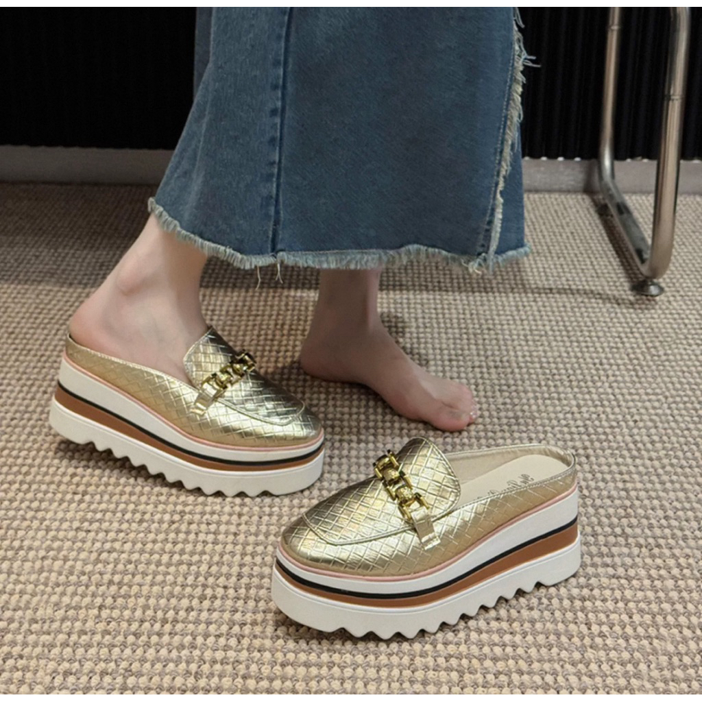 Giày sục đế cao nữ thời trang mẫu mới (cao 7cm)