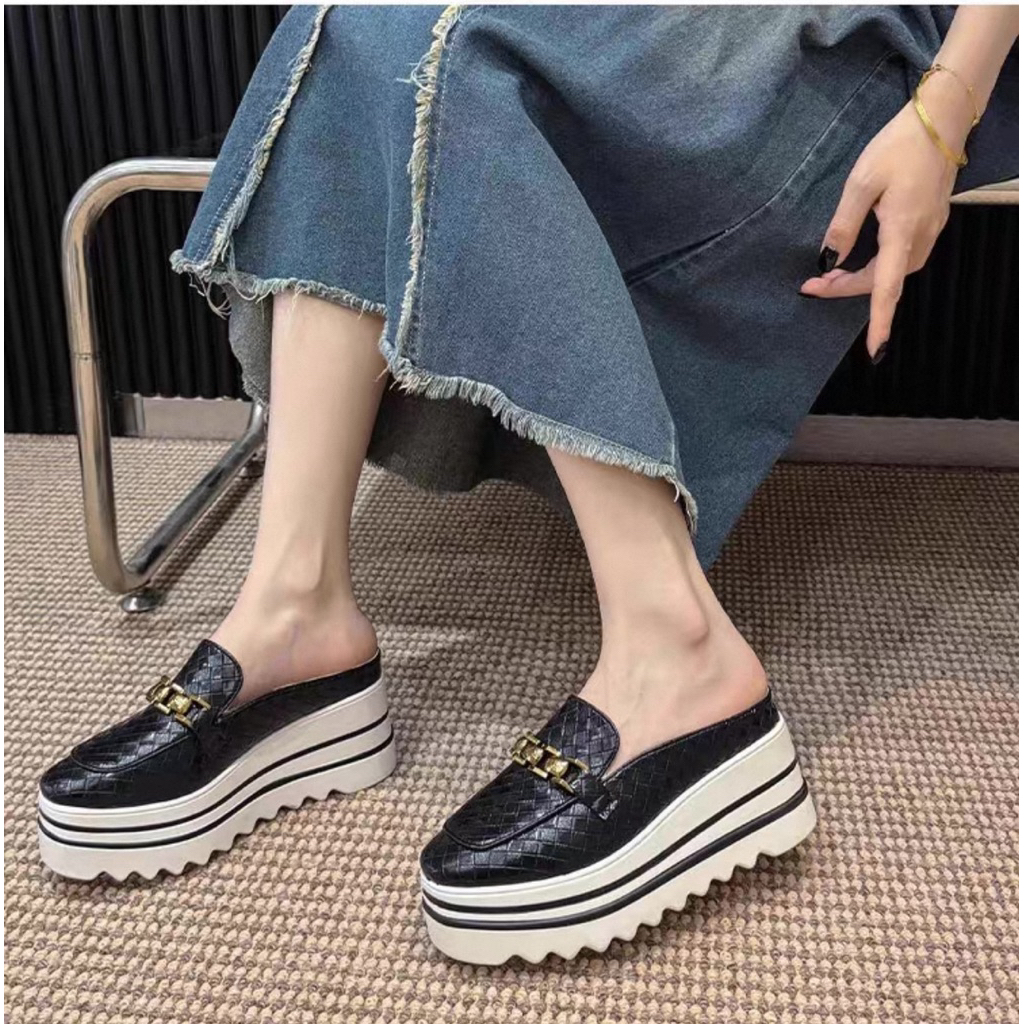 Giày sục đế cao nữ thời trang mẫu mới (cao 7cm)
