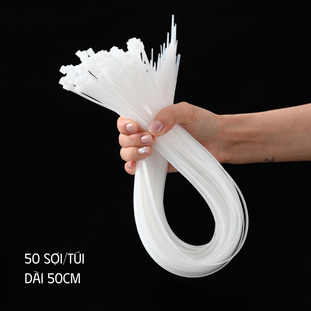 Dây Rút Nhựa 50cm (45-50 sợi/túi) | Shopee Việt Nam