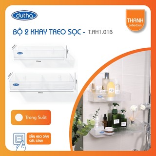 Bộ Khay Treo Tường Nhà Bếp , Nhà Tắm Không Cần Khoan Chỉ Cần Dán
