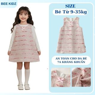 Váy Cho Bé Gái, Váy Dạ Sát Nách Cho Bé Gái Thiết Kế Tiểu Thư Xinh Xắn Chất  Liệu Mềm Mại