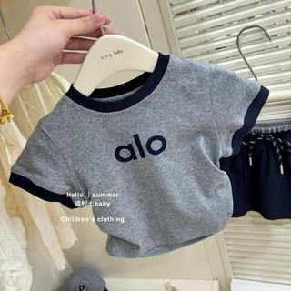 S240-[tomnaukid] Set áo Alo phối chân váy chữ size từ 8-30Kg