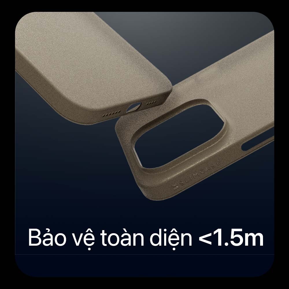 [Outlet S1] Ốp lưng PRO iPhone 13 Pro Max / 13 Pro & 12 Mini SLIMCASE CLASSIC 1 - Siêu mỏng, Không ố vàng, chống trượt