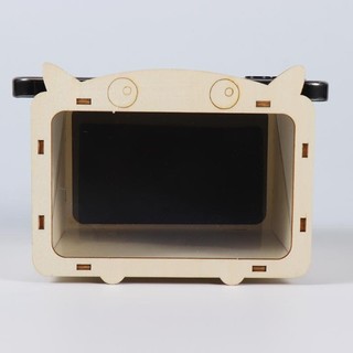 Mô hình máy chiếu 3D Hologram - Học liệu giáo dục STEM STEAM - Đồ chơi lắp ghép gỗ