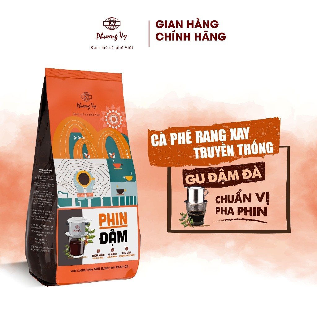 Cà Phê Truyền Thống Phin Đậm 500g Phương Vy Coffee Review Chi Tiết 2024