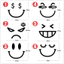 ICON BIỂU CẢM. Decal hình dán xe máy, trang trí xe hơi và mọi nơi bạn thích. Sticker chống nước