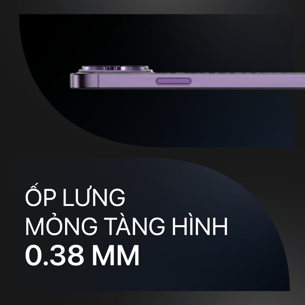 [Outlet S1] Ốp lưng PRO iPhone 14 Pro Max/14 Pro/14 Plus/14 SLIMCASE CLASSIC - Siêu mỏng, chống bám bẩn, chống trượt