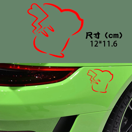 [Tem lột tách nền] POKEMON. Decal hình dán xe máy, tem ô tô, Vespa. Sticker xe điện, dán xe đạp điện. Chống nước