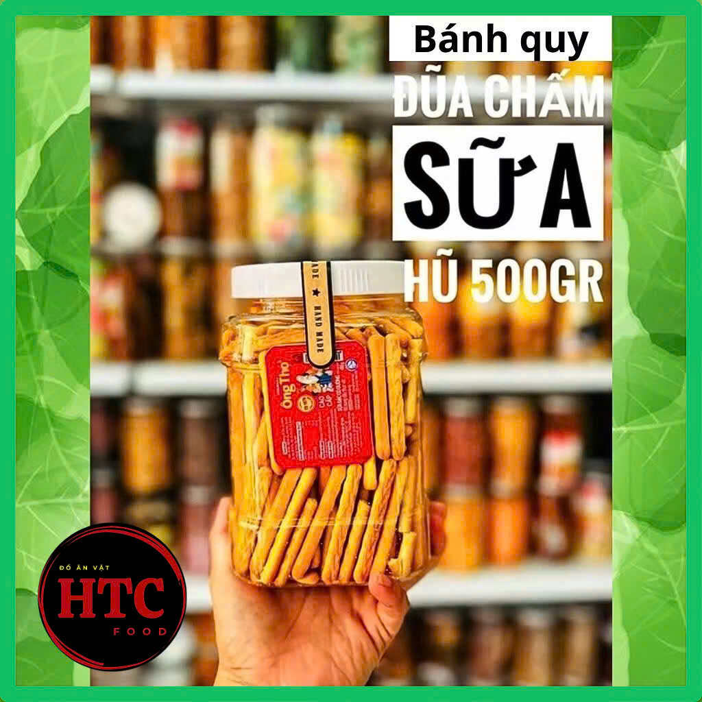 Bánh quy đũa cao cấp đồ ăn vặt văn phòng giòn tan, thơm bơ, ít ngọt, bánh kẹo ăn vặt ngon, HTC Food