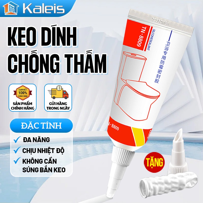 Kaleis Keo Siêu Dính Chống Thấm Đa Năng – Vá Nứt, Ngăn Rò Rỉ, Chống Ẩm Mốc Cho Tường, Mái Tôn, Sàn, Ống Nước