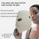 Mặt nạ ánh sáng sinh học Therabody TheraFace Mask Glo 504 LED, massage rung, giảm nếp nhăn, ngừa mụn — ảnh 6