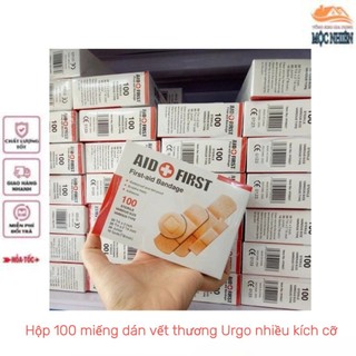 Hộp 100 miếng dán vết thương Urgo nhiều kích cỡ